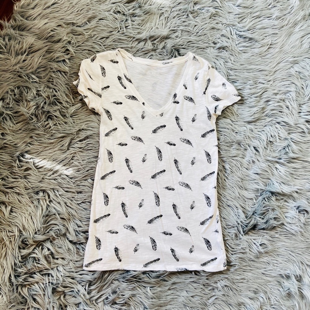 White Feather T Shirt